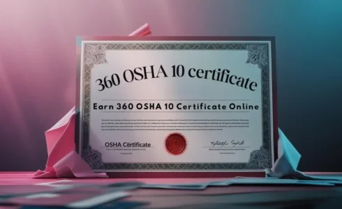 Earn 360 OSHA 10 Certificate Online