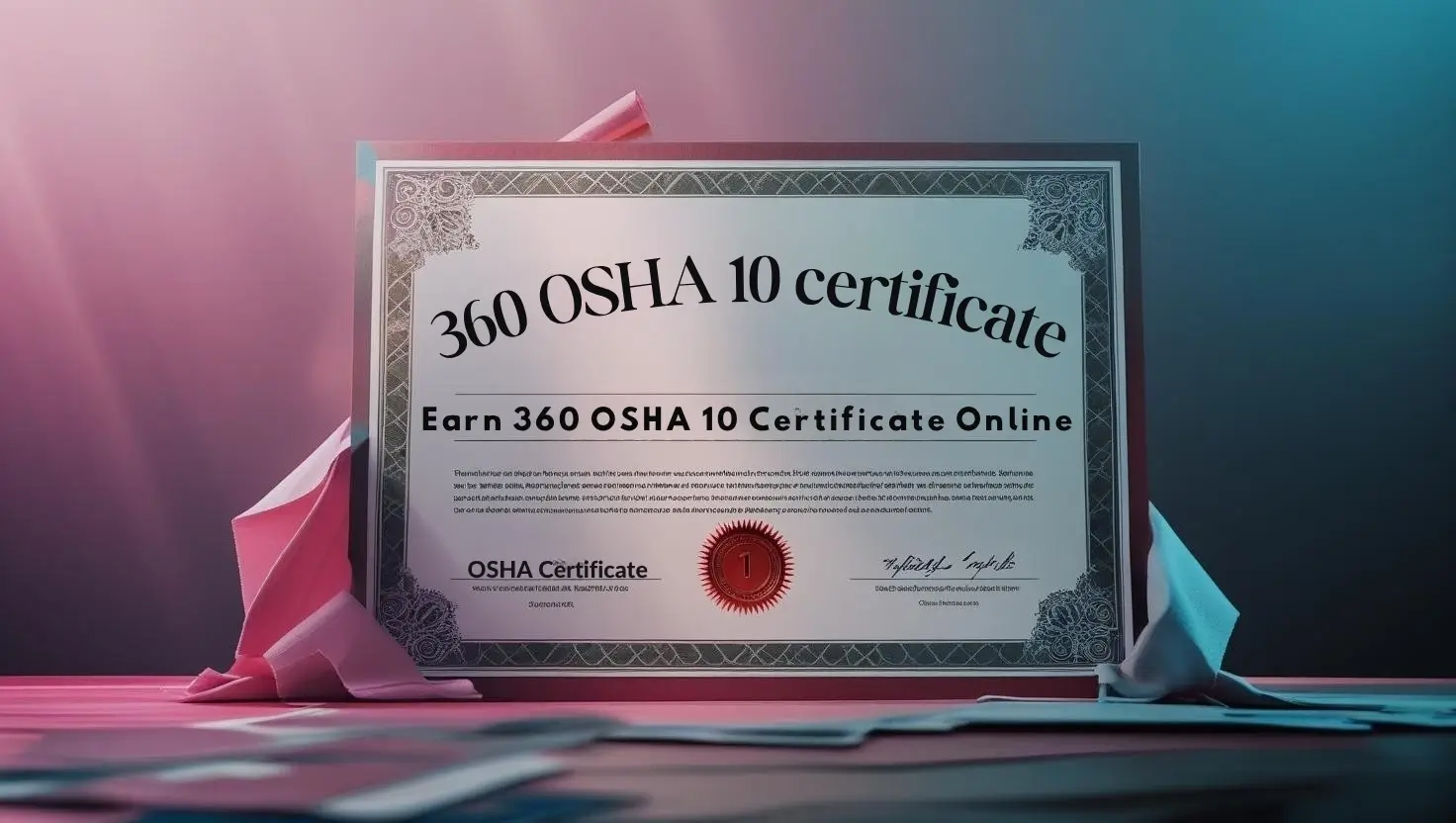 Earn 360 OSHA 10 Certificate Online